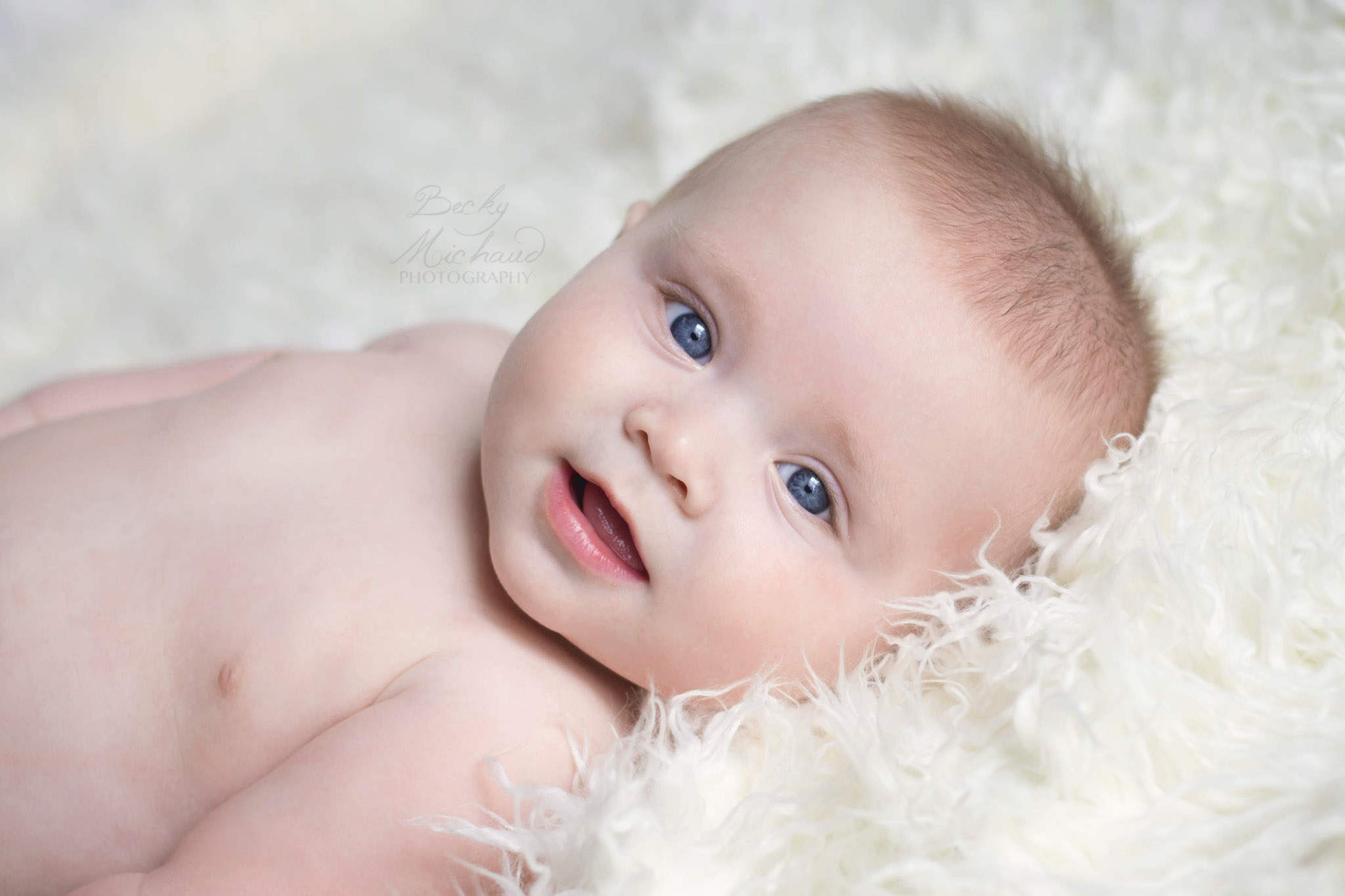 Simple portrait of baby boy in Fort Collins