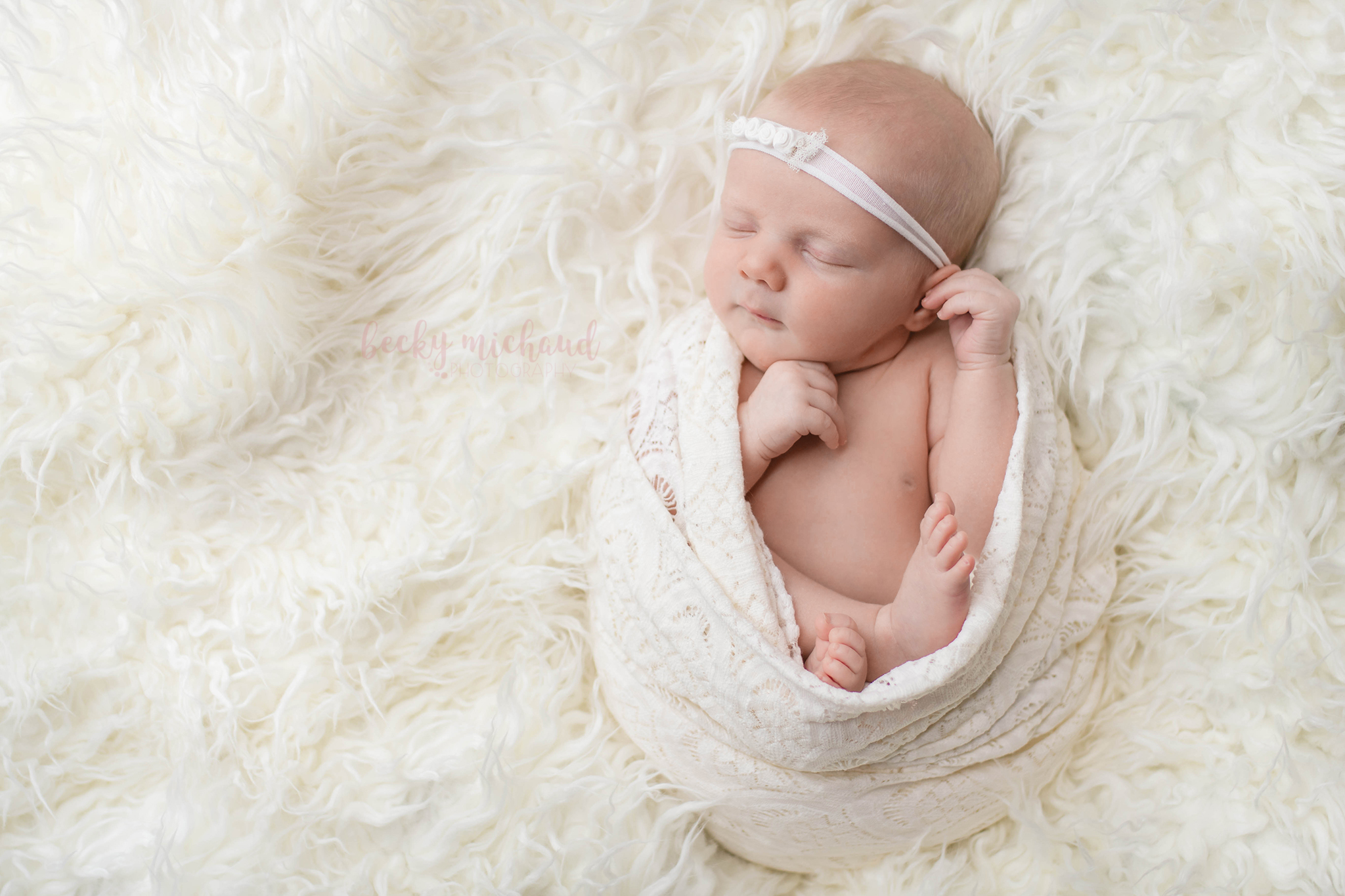 posed newborn photo taken by Becky Michaud, fort collins photographer