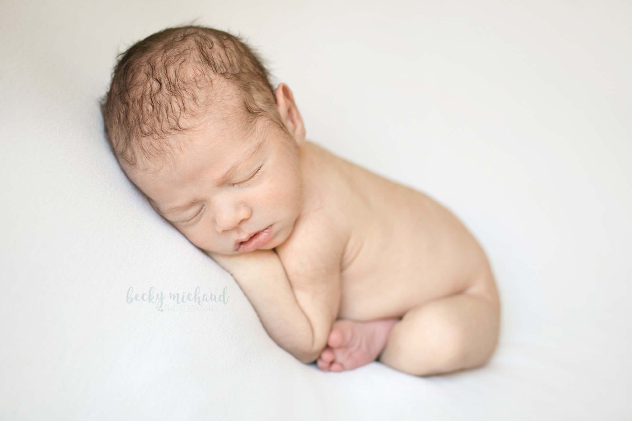 simple and fresh newborn photo by Becky Michaud, Fort Collins baby photographer