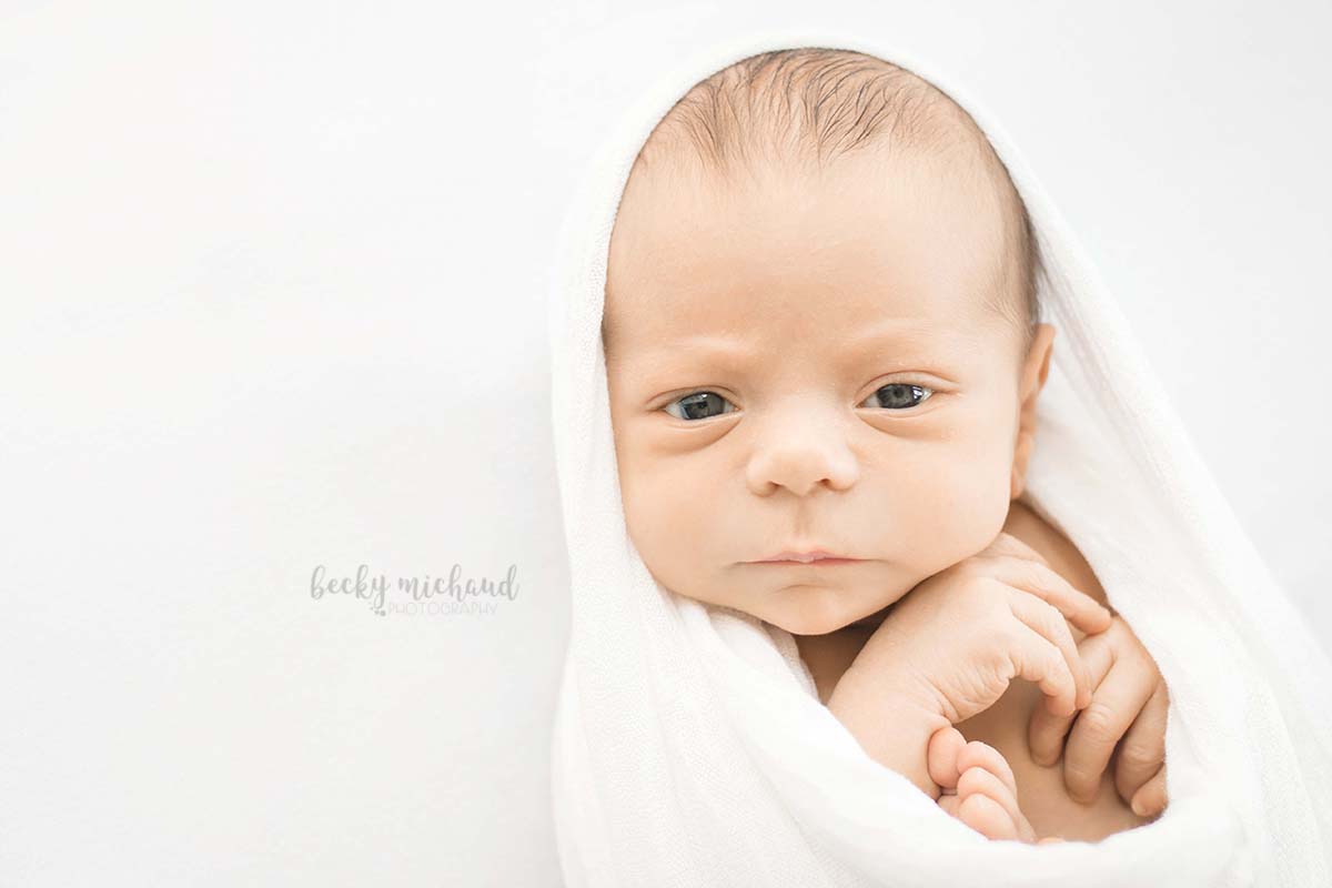 simple style newborn photo by Fort Collins photographer, Becky Michaud